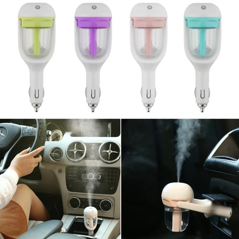 Nanum Car Humidifier Diffuser by CSSV FILE shown in a sleek compact design for vehicle use.