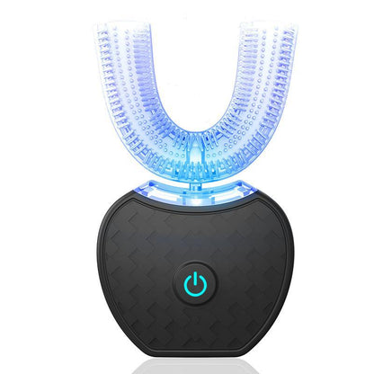 CSSV FILE 360° intelligent automatic electric toothbrush with waterproof design, blue light whitening, USB charging, U-type brush.
