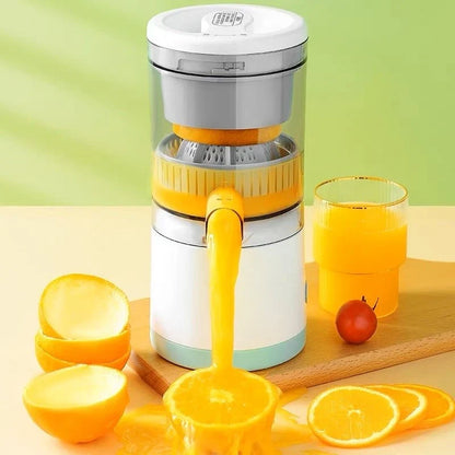CSSV FILE Denx automatic fruit juicer with stainless steel body, ready to extract fresh juice from fruits effortlessly.