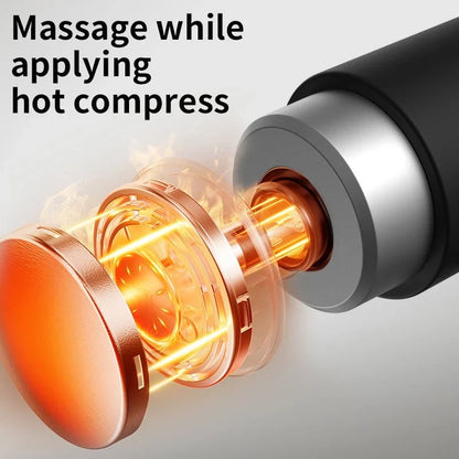 CSSV FILE Muscle Massage Gun FH-820 with four interchangeable heads for deep muscle relief and relaxation.