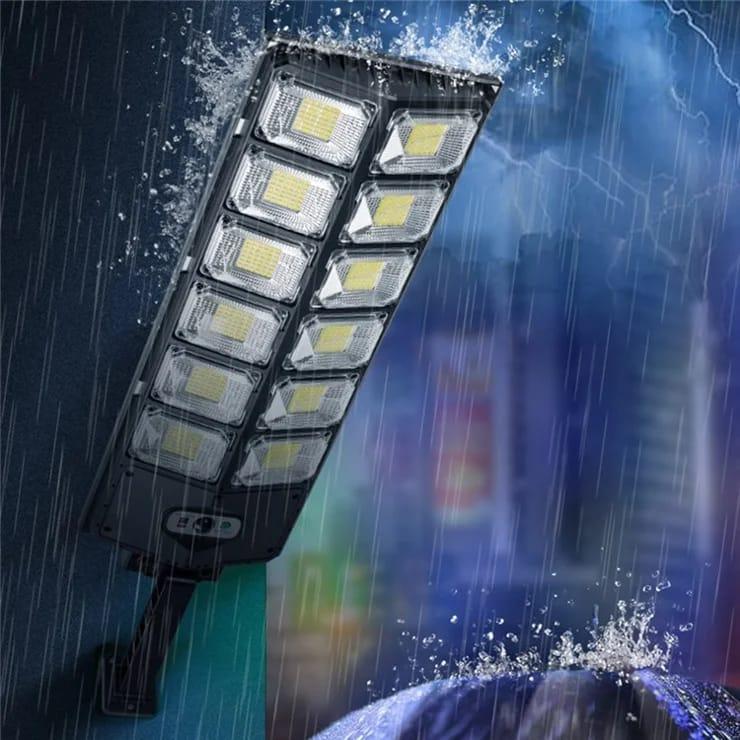 CSSV FILE solar sensor outdoor light illuminating a garden path with a modern design and adjustable sensor for outdoor security.