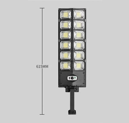 CSSV FILE solar sensor outdoor light showing a sleek, modern design with solar panels and motion sensor for outdoor illumination.