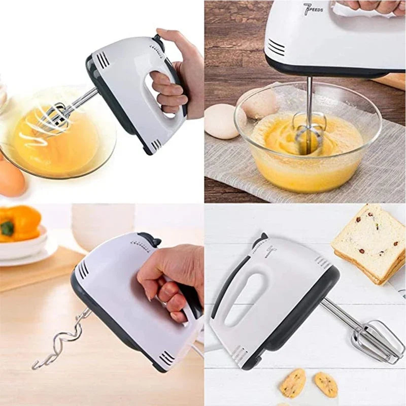 CSSV FILE Super Hand Mixer with multiple speed settings and ergonomic handle, ideal for baking and kitchen mixing tasks.